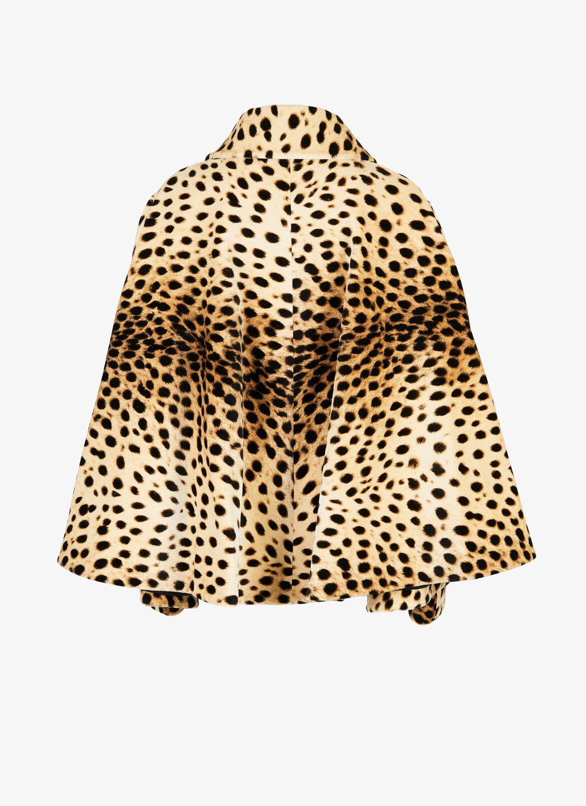 Flared Velvet Coat ALAÏA LIGHT BEIGE FLARED VELVET COAT